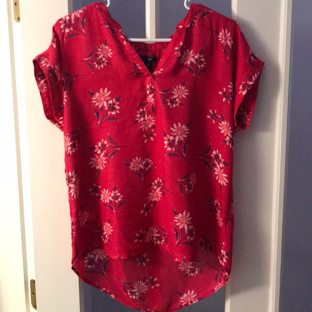 Bright Pink Floral Shirt 🌺